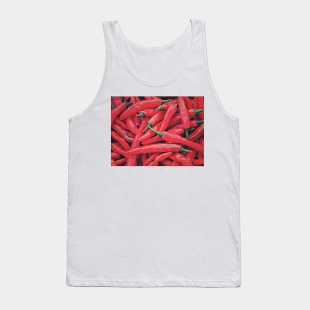 Red Peppers Tank Top by hextrovert